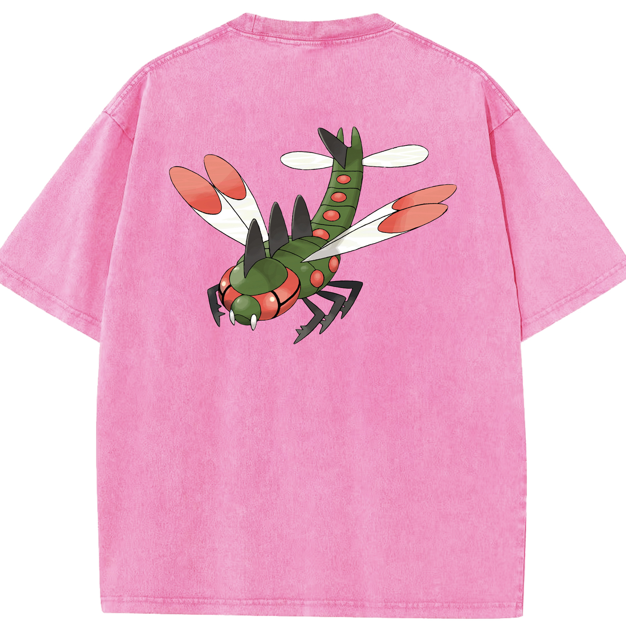 （画像用） ポケットモンスター Pokémon 綿100% ヴィンテージ風 半袖Tシャツ（背面プリント）